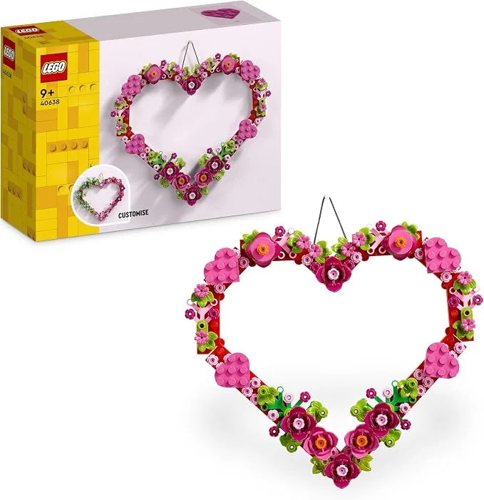 LEGO - Botanicals - Décoration en Forme de Coeur - 40638