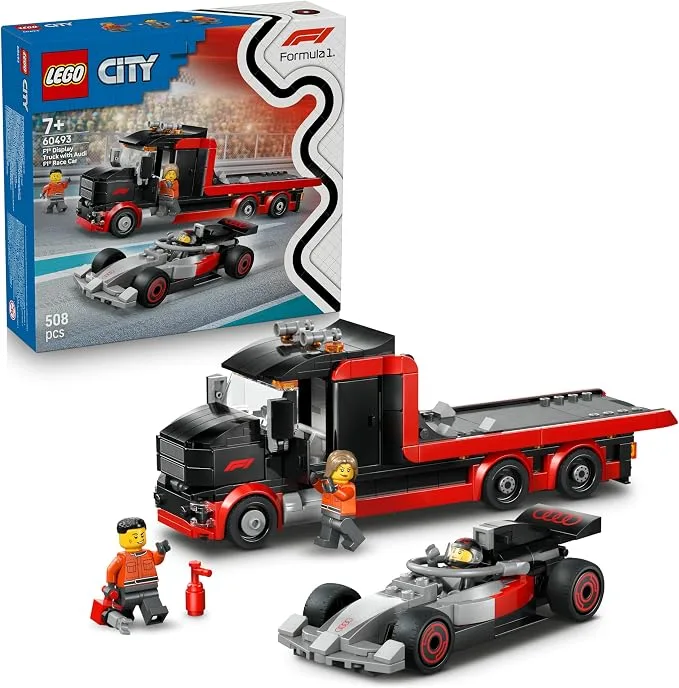 LEGO City - Camion de F1 avec voiture de course de F1 Audi - 60493
