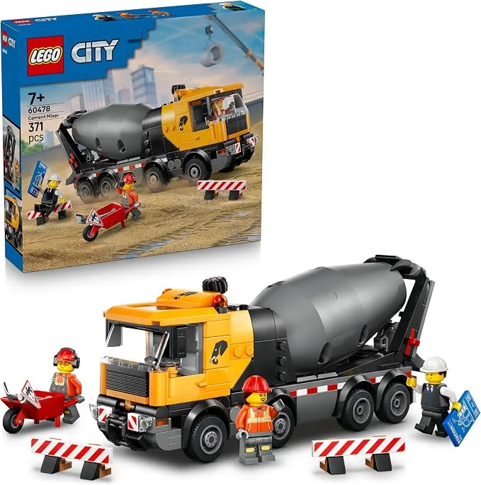 LEGO City - la Bétonnière - 60478