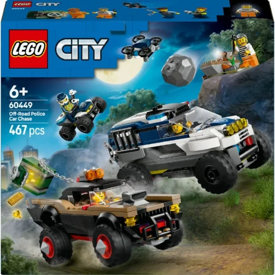 LEGO City - La course-poursuite de la voiture de police tout-terrain - 60449