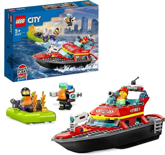 LEGO City - Le Bateau de Sauvetage des Pompiers - 60373