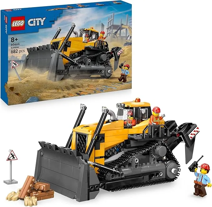 LEGO City - Le Bulldozer jaune - 60466