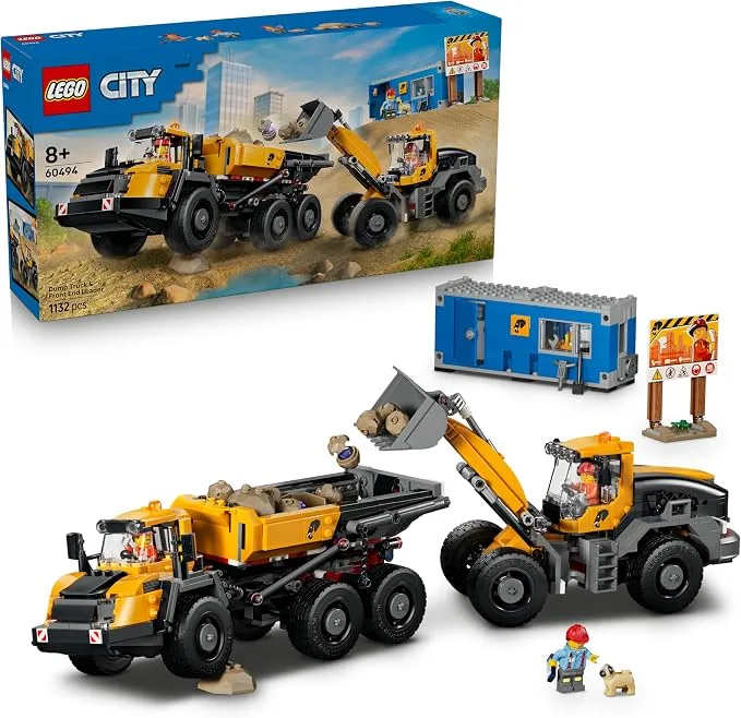 LEGO City - Le camion-benne et la chargeuse frontale - 60494