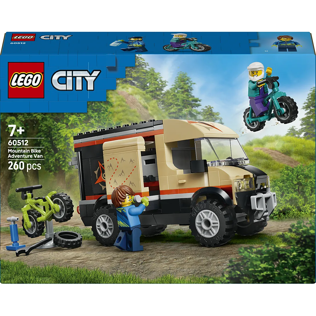 LEGO City - Le Camping-Car d’Aventures et ses VTT - 60512