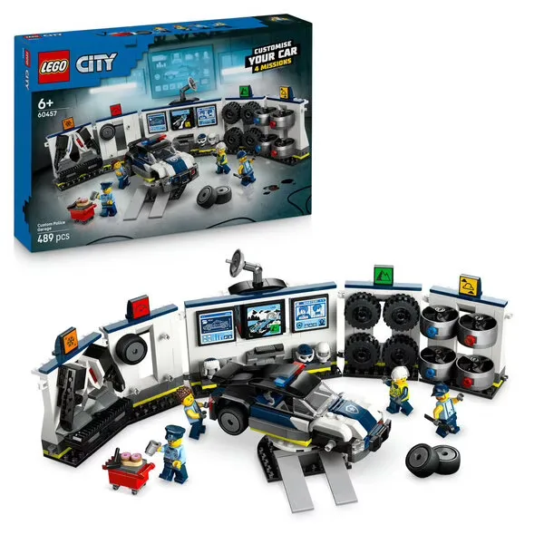 LEGO City - Le garage de personnalisation des voitures de police - 60457