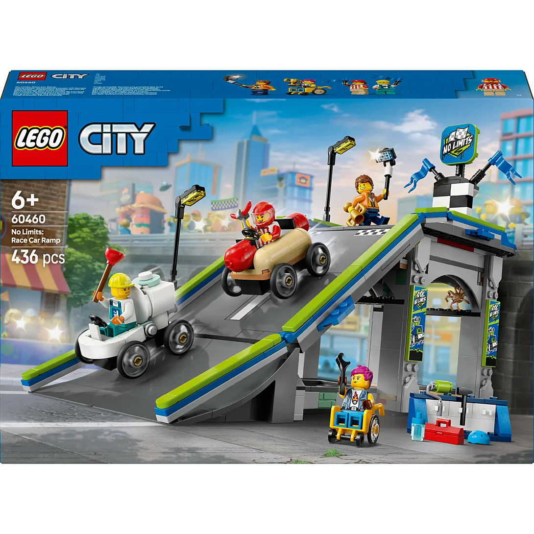 LEGO City - Zéro Limite: Rampe pour Bolides de Course - 60460