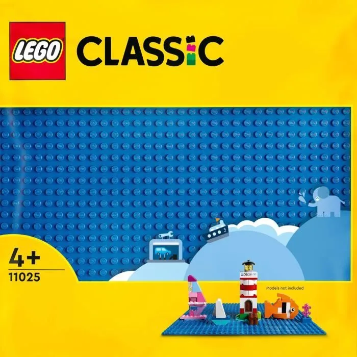 LEGO Classic - La Plaque De Construction Bleue 32x32 - 11025