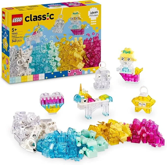 LEGO Classic - Ninjago La boîte de briques transparentes magiques - 11040