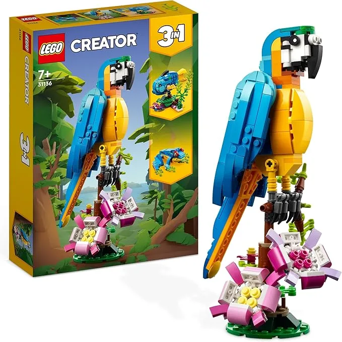 LEGO Creator - 3-en-1 Le perroquet exotique - 31136