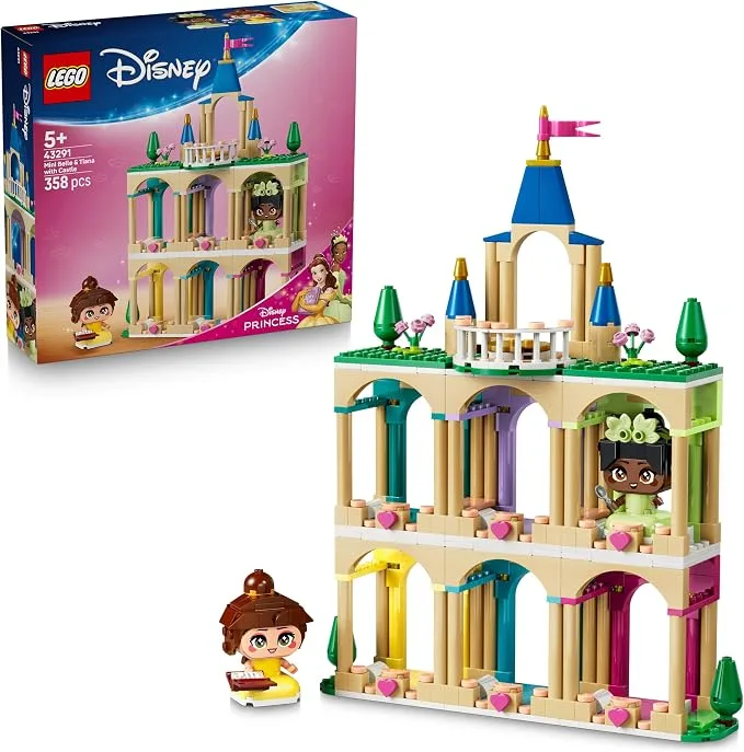 LEGO Disney - Belle et Tiana miniatures avec un château - 43291