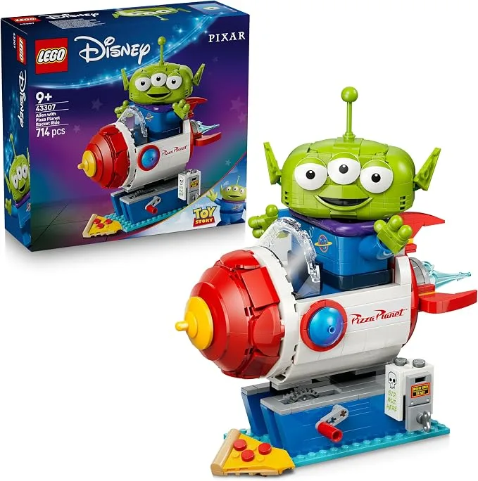 LEGO Disney - et Pixar Toy Story Alien et la Fusée Pizza Planet - 43307
