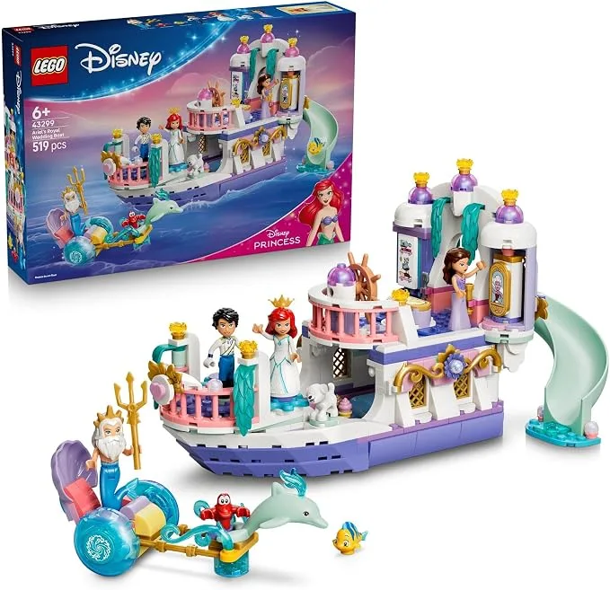 LEGO Disney - Le Bâteau du mariage royal d'Ariel - 43299