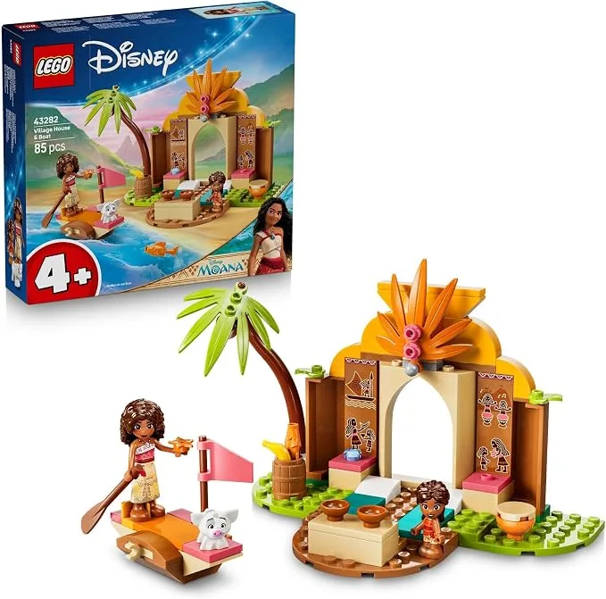 LEGO Disney - Maison de village et pirogue de Vaiana - 43282