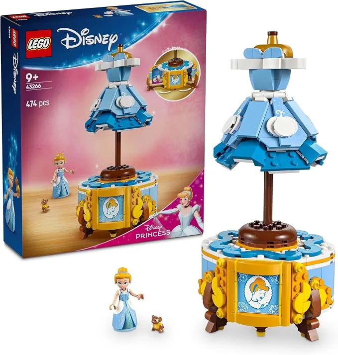 LEGO Disney - Princess La Robe de Cendrillon Jeu de construction pour fille 9 ans - 43266