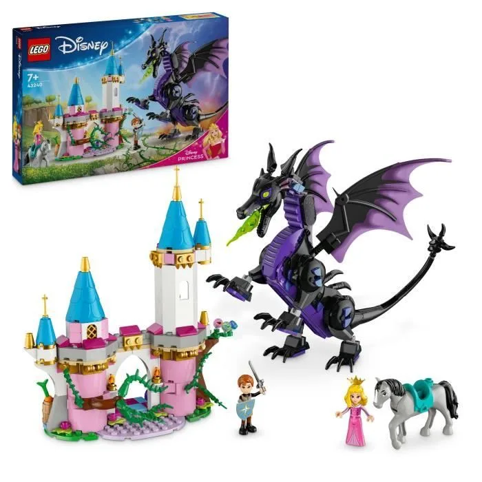LEGO Disney - Princess Maléfique en dragon jouet pour les fans du dessin-animé - 43240