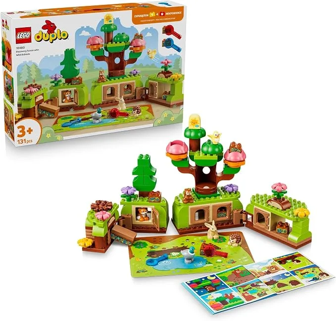 LEGO Duplo - Découverte de la forêt avec des animaux sauvages - 10480