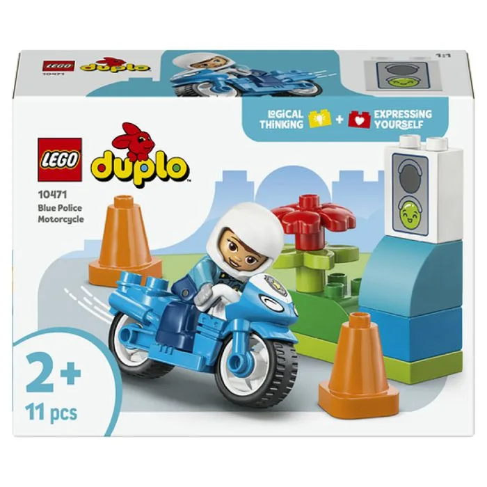 LEGO Duplo - La Moto De Police Bleue - 10471