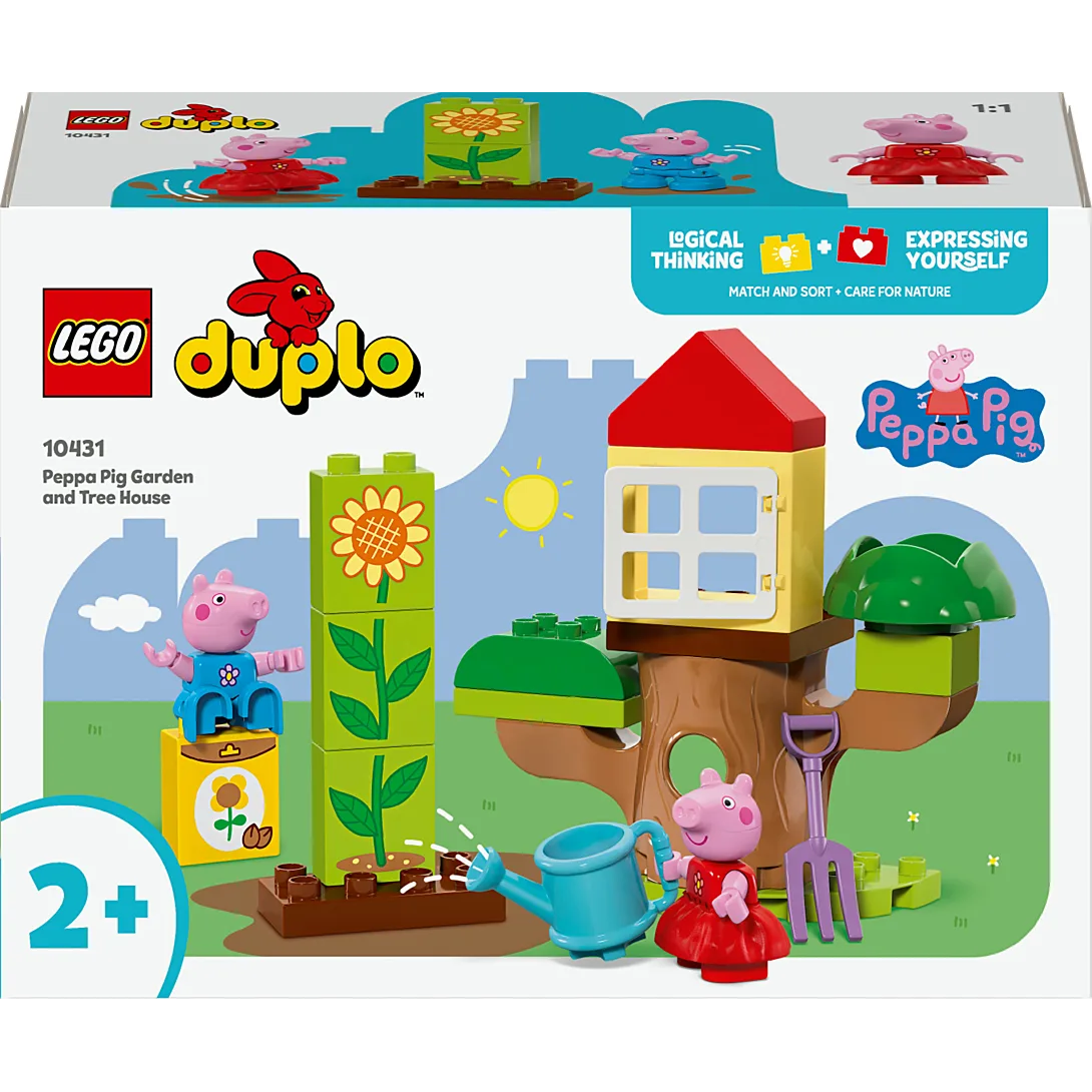 LEGO Duplo - Le jardin et la cabane dans l’arbre de Peppa Pig - 10431