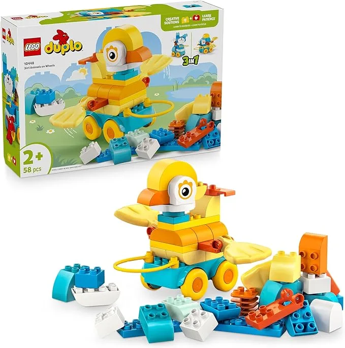 LEGO Duplo - Ma ville animaux sur roues 3-en-1 - 10448