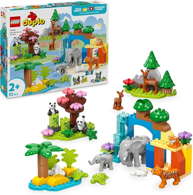 LEGO Duplo - Ma Ville Familles d'Animaux Sauvages 3-en-1 - 10446