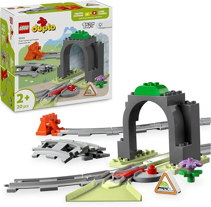 LEGO Duplo - Ma Ville Set d'Extension: Les Rails et le Tunnel du Train - 10425