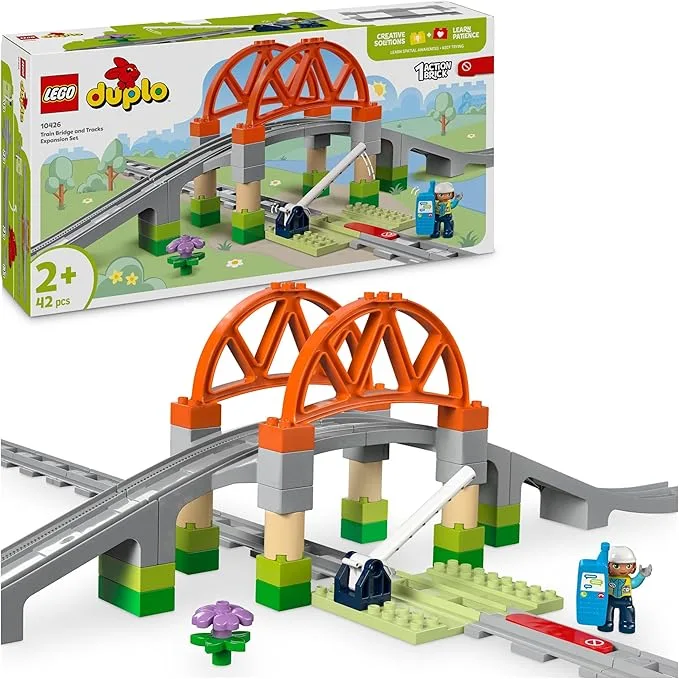 LEGO Duplo - Set d'Extension: les Rails et le Pont du Train - 10426