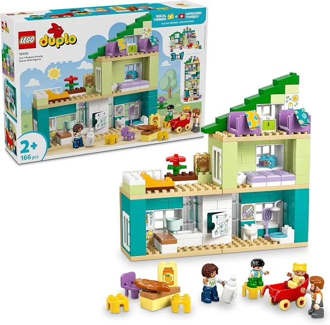 LEGO Duplo - Town la Maison familiale moderne 3 en 1 - 10470