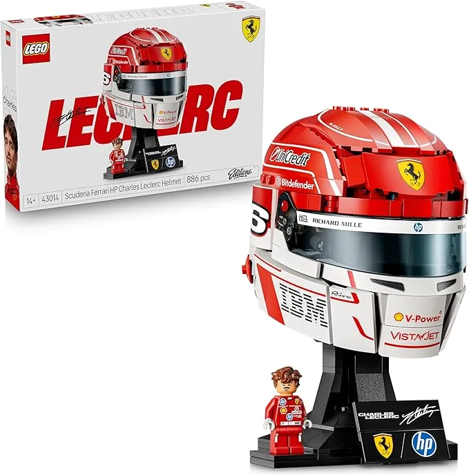 LEGO Editions - Scuderia Ferrari HP Charles Leclerc Helmet - 43014