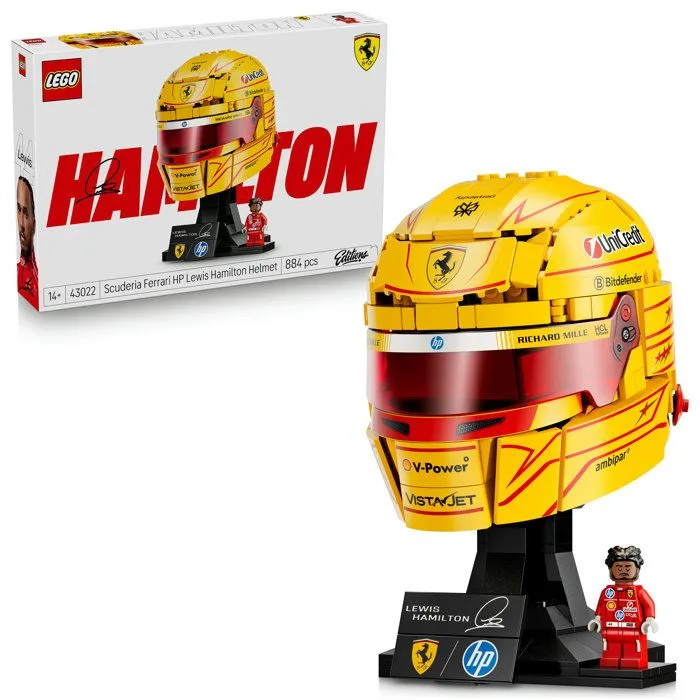 LEGO Editions - Scuderia Ferrari HP Lewis Hamilton Helmet - 43022