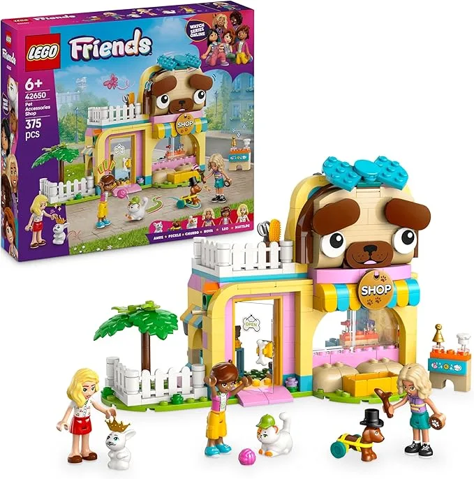 LEGO Friends - Boutique d’Accessoires pour Animaux de Compagnie - 42650