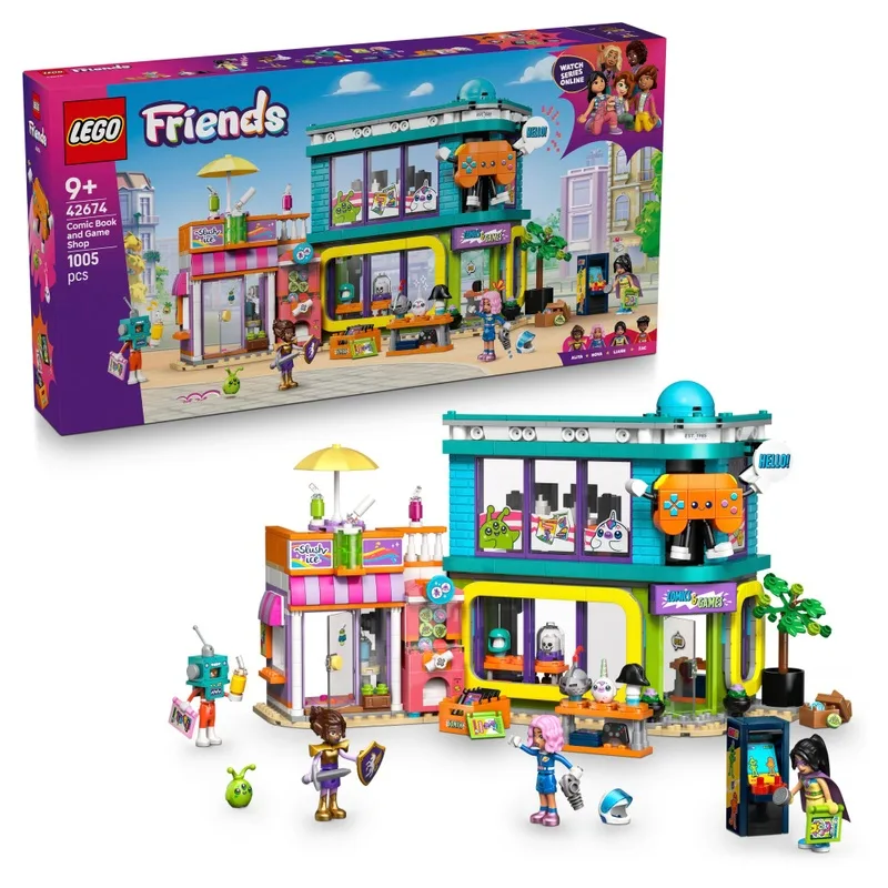 LEGO Friends - La Boutique de BD et de Jeux - 42674