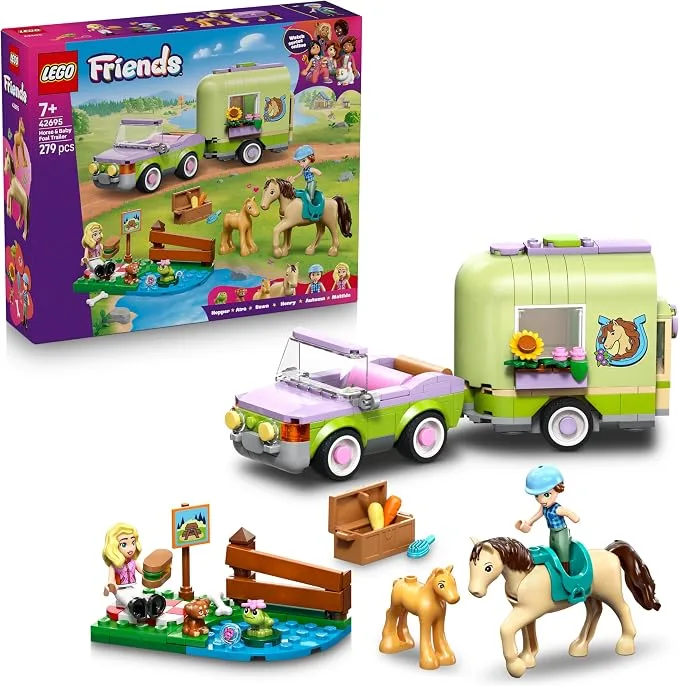 LEGO Friends - la Remorque du cheval et du poulain - 42695