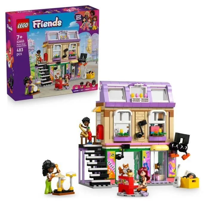 LEGO Friends - Le Magasin de Musique et l’Appartement - 42653