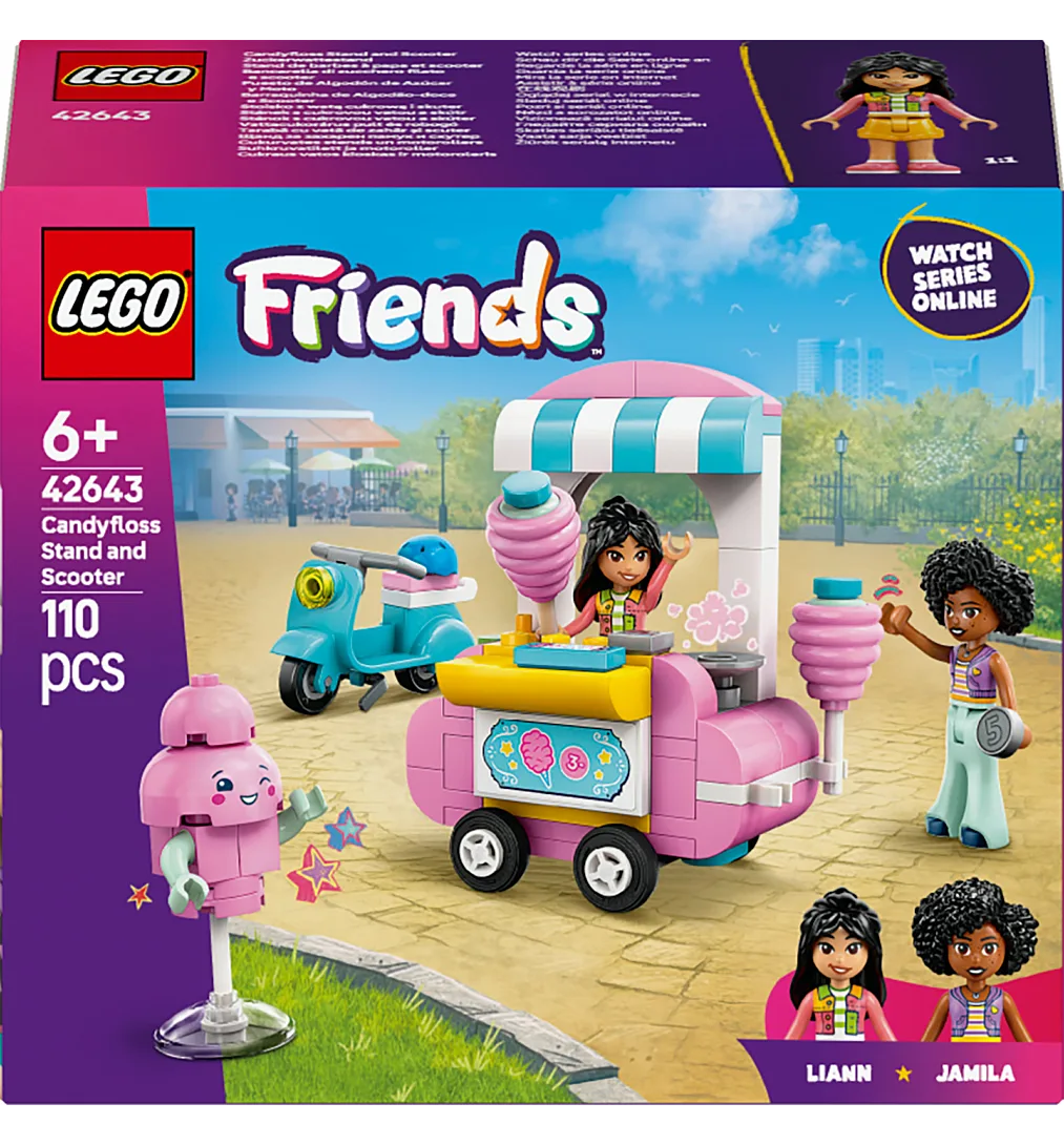 LEGO Friends - Stand de barbes à papa et scooter - 42643