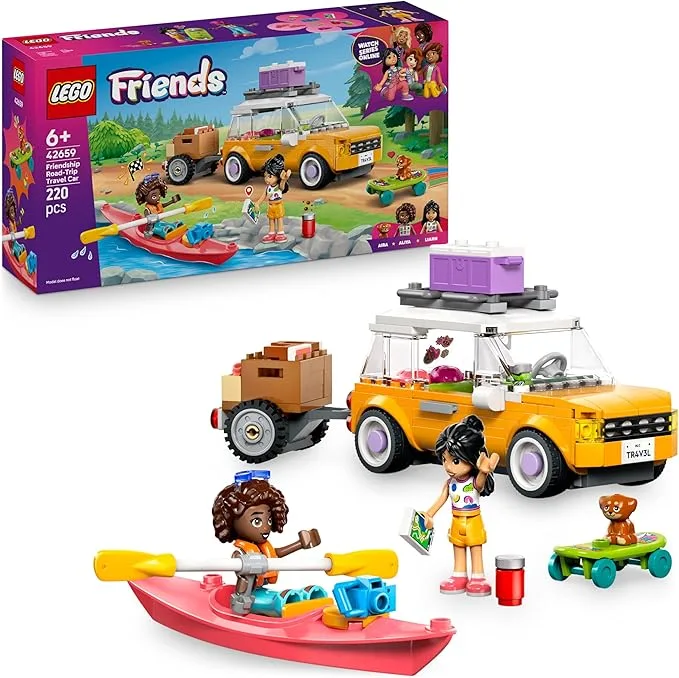 LEGO Friends - Voyage en Voiture entre Amies Chiot - 42659