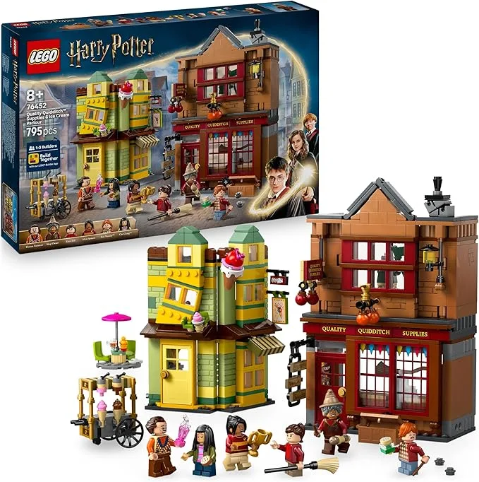LEGO Harry Potter - Magasin d'Accessoires de Quidditch et Marchand de Glaces - 76452