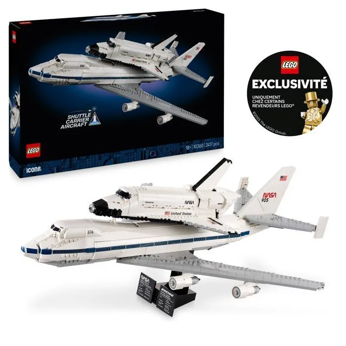 LEGO Icons - Avion de transport de navette - 10360