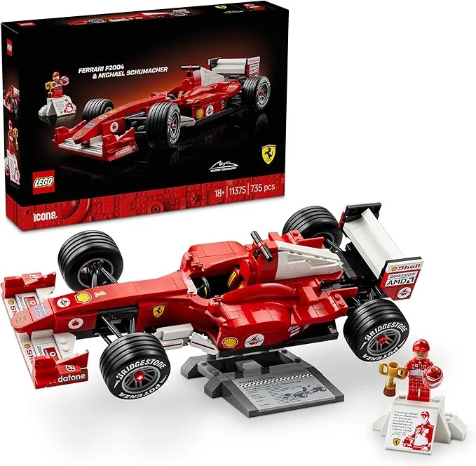 LEGO Icons - Ferrari F2004 et Michael Schumacher - 11375