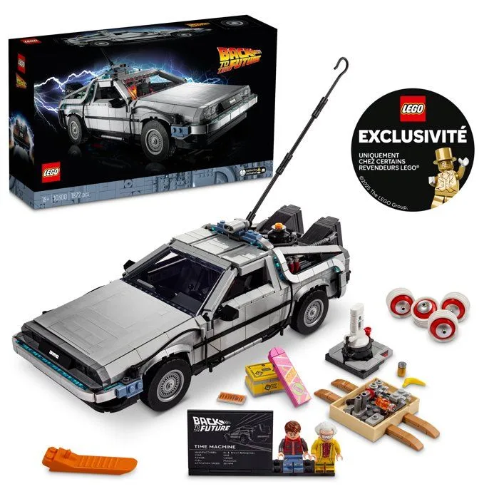 LEGO Icons - Machine à Voyager dans le Temps Retour Vers le Futur - 10300