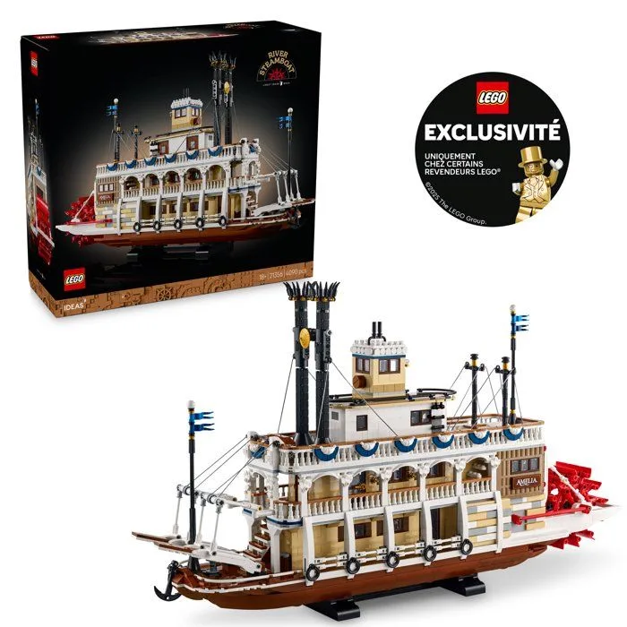 LEGO Ideas - Le Bateau à Vapeur du Mississippi - 21356