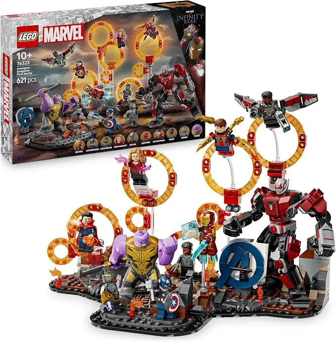 LEGO Marvel - Combat final d’Avengers: Endgame Jeu de construction, garçon 10 ans - 76323