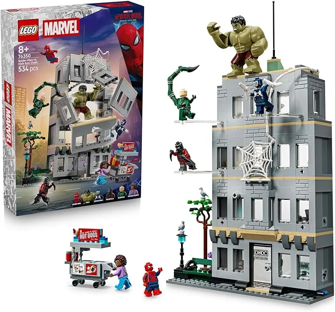 LEGO Marvel - L’Affrontement Légendaire entre Spider-Man et Hulk - 76350