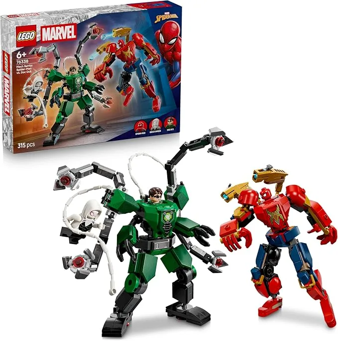 LEGO Marvel - le combat des robots Spider-Man contre Docteur Octopus - 76338