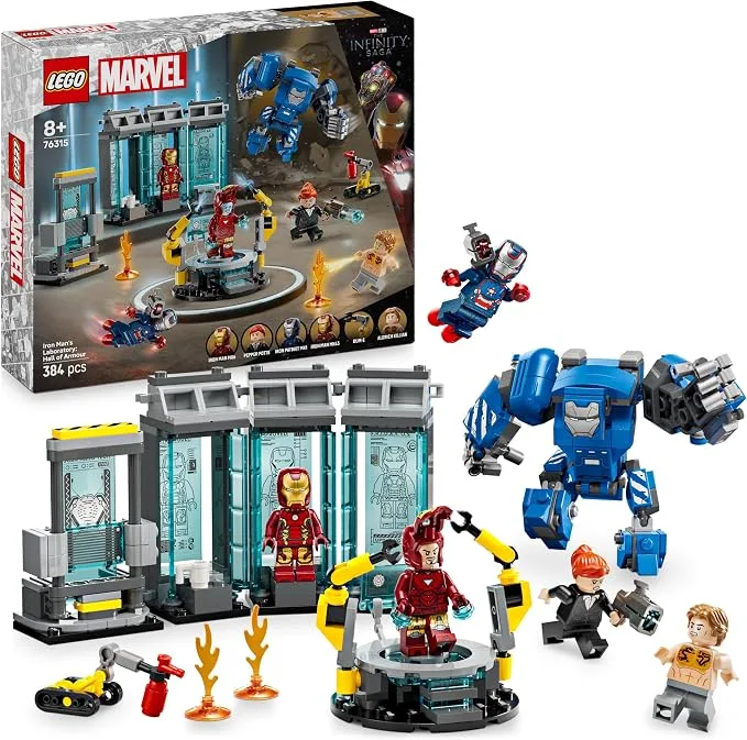 LEGO Marvel - Le laboratoire d’Iron Man: la salle des armures - 76315