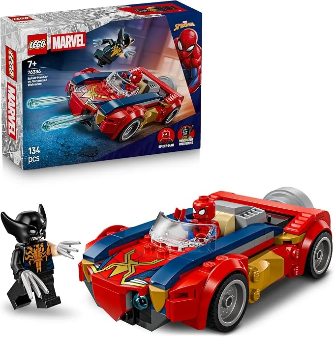 LEGO Marvel - Spider-Man et sa voiture Wolverine Vénomisé - 76336