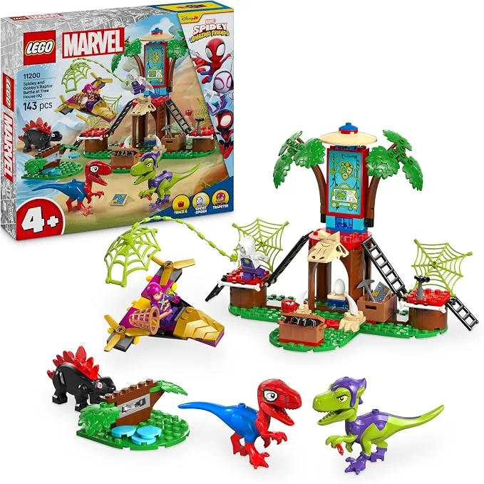 LEGO Marvel - Spidey contre le raptor de Gobby à la cabane dans l’arbre Spidey et ses amis extraordinaires - 11200