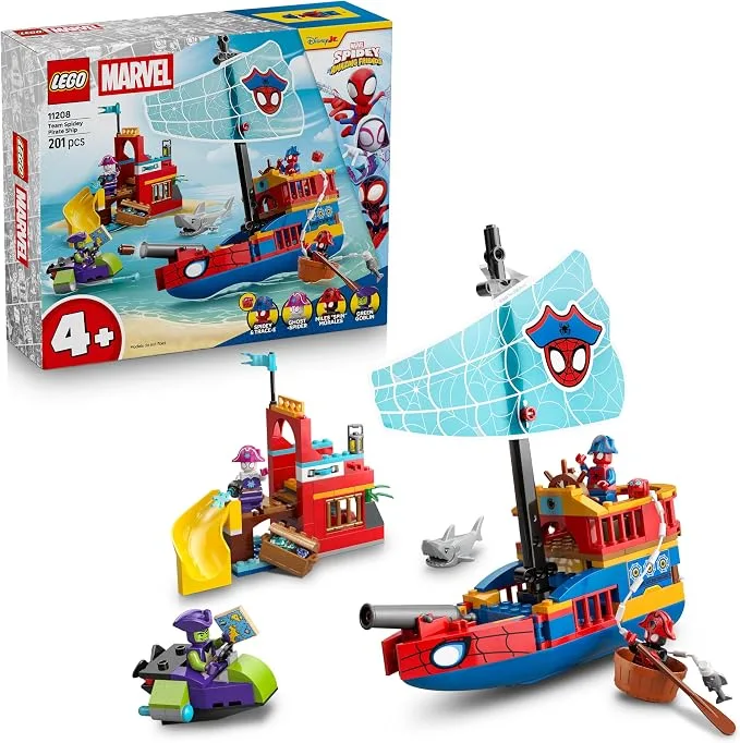 LEGO Marvel - Spidey le Bateau pirate de l'Equipe Spidey - 11208