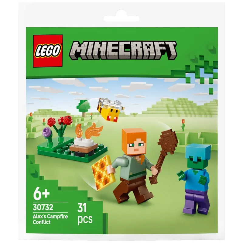 LEGO Minecraft - Conflit Au Feu de Camp d'Alex - 30732