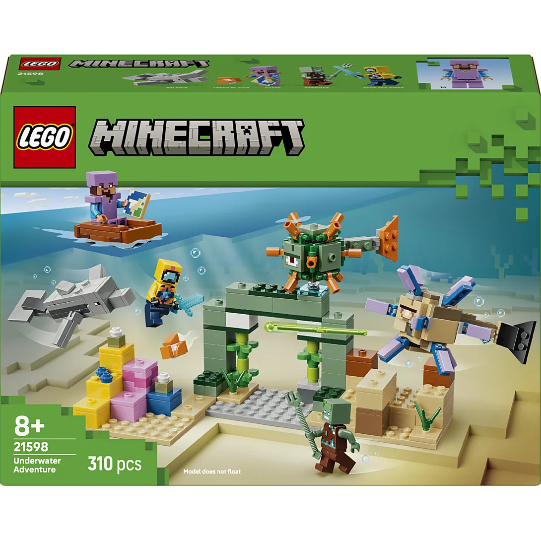 LEGO Minecraft - L’Aventure Sous-Marine - 21598
