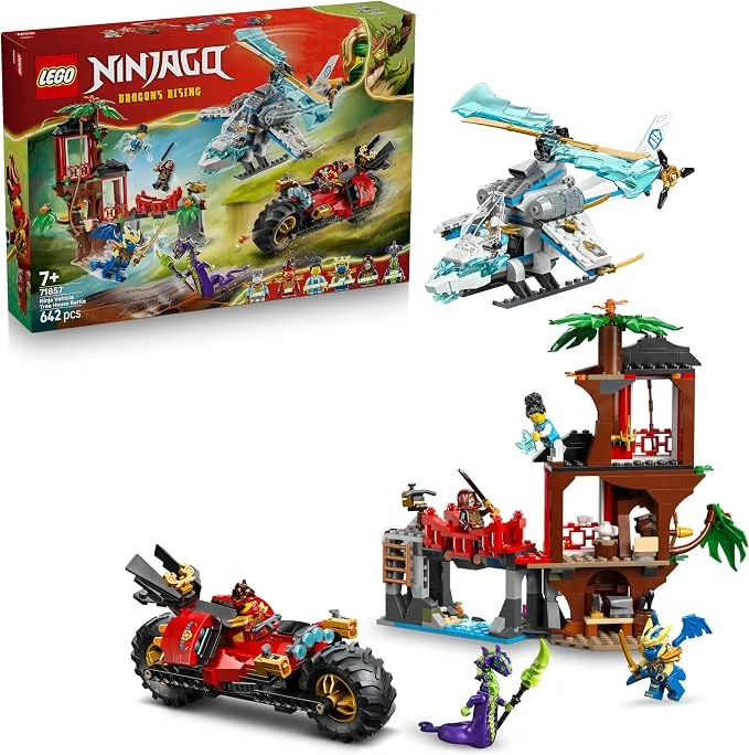 LEGO Ninjago - la Cabane et les Véhicules des Ninja - 71857